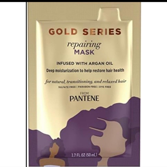 3 Pk  Gold Series, from Pantene Pro-V, Repairing Mask Treatment,Argan Oil - Picture 1 of 11